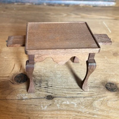 Mesa de juego de madera muebles para casa de muñecas Shackman vintage Japón Foto 1 de 4