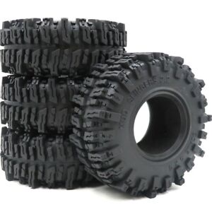 4x RC Soft Sticky 2.2 Mud Slingers Tires Tyres 124mm For Capra TRX4 Gen8 Crawler