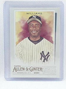 Bernie Williams 2020 Topps Allen & Ginter Baseball - #323 - New York Yankees - Picture 1 of 2