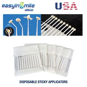 60 Stück/Box Easyinsmile Dental Micro Applikator Pinsel Einweg Klebrig Biegbar - Bild 1 von 9
