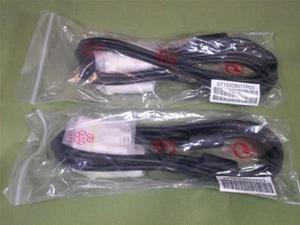 DOS cables de monitor originales Dell DVI 6 pies 18 pines M-M 6715009017P03 nuevos en paquete - Imagen 1 de 2