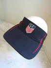 New Era USA Red White Blue Patriotic Visor Logo Cap Hat Adj Hook & Loop OSFM