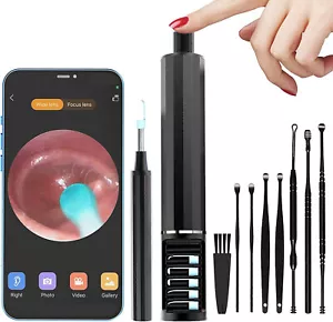 LED Ohr Endoskop Kamera Kanal Wachs Pick Sauber Entfernung Werkzeug Kit HNO Wifi Telefon - Bild 1 von 7