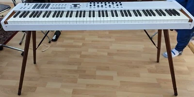 Arturia KeyLab 88 MkII Keyboard Controller - White + Arturia Wooden Legs - Image 1 of 2