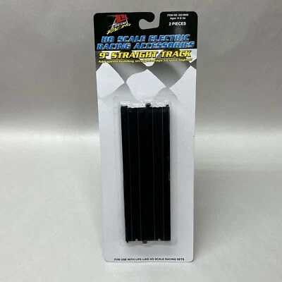 LIFE-LIKE, 9" STRIAGHT 2x HO SLOT CAR TRACK, #433-9930, (1-PACK) - SIN USAR, EN CAJA Foto 1 de 4