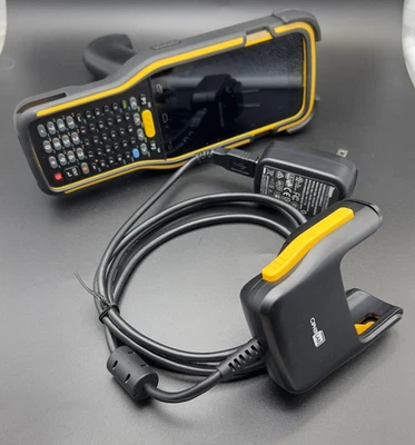 Escáner de computadora móvil CipherLab RK95 Android 9.0 con empuñadura de pistola y base Chgr Foto 1 de 4