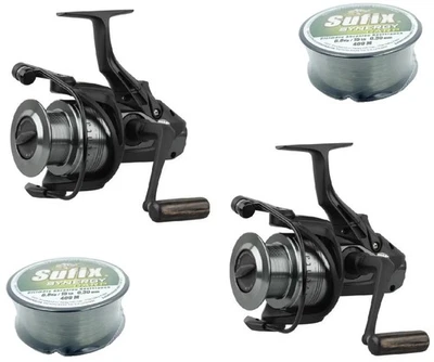 2 Stück Okuma Aventa AB 6000 BF Freilaufrolle Paarpreis Karpfenangeln