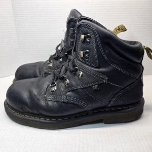 Stivali Dr. Martens Uomo Taglia 11 Nero Earlstroke Punta Acciaio Scarpe Antinfortunistiche Lavoro - Foto 1 di 12
