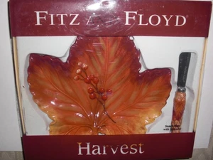 Piatto snack Fitz and Floyd HARVEST con spargitore - NUOVO!  FAI UN'OFFERTA! - Foto 1 di 7