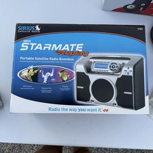 Sirius Satellite Radio STB2 Tragbarer Ghettoblaster & Sirius Starmate Replay Neu Geöffnet - Bild 1 von 9
