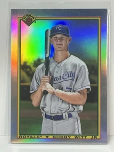 Bowman #90B-BWJ 2020 Bobby Witt Jr 1990 refractor radiocontrol novato Kansas City Royals - Imagen 1 de 2