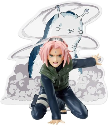Naruto Shippuden Sakura Haruno Caja Rota Figura Panel Espectáculo 9cm BANPRESTO - Imagen 1 de 4