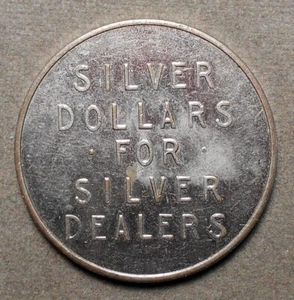 Silver Dollars For Silver Dealers Silver On Radio Is Like Sterling On Silver - Picture 1 of 2