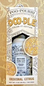POO-POURRI - Doo-Dle Color It Edition ORIGINAL CITRUS NEW IN BOX LAST ONE - Picture 1 of 4