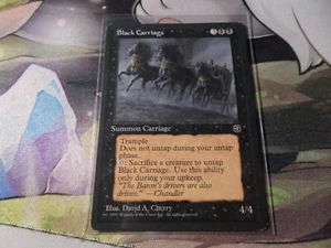 MTG Black Carriage Homelands Regular Rare - Uncirculated 1995 - Picture 1 of 1