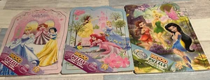 Lot of 3 Disney Princess 12 Piece Shaped Wood Puzzles Princesses Ariel, Belle - Picture 1 of 4