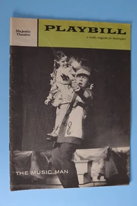 Playbill August 1958 The Music Man Majestic Theatre Robert Preston - Picture 1 of 10