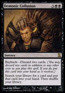 MTG - Demonic Collusion - Time Spiral - NM, English Magic FLAT RATE SHIP - Picture 1 of 1