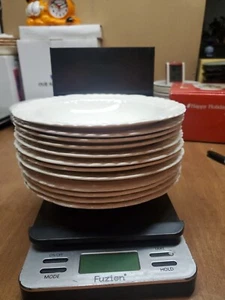 11 Pope Gosser Rose Point Rimmed Soup/Salad Bowls 7.75" Euc (Crazing) Bin 176 - Picture 1 of 20