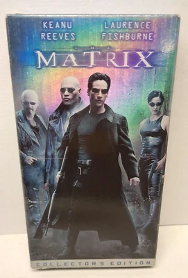 The Matrix Collector's Edition Keanu Reeves Laurence Fishburne WB VHS Tape - Image 1 of 4