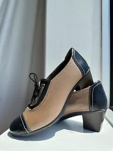 Elegant unique design leather women shoes. Made in Europe - Picture 1 of 12