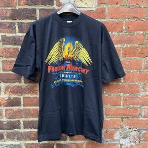Vintage 90s Freddie Mercury Tribute Concert T Shirt XL 1992 Deadstock Queen Rock - Picture 1 of 11