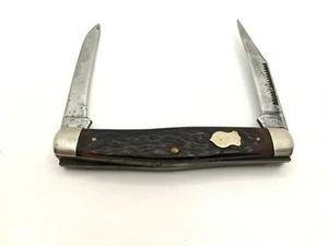 Vtg RARE John Primble Belknap Hdw & Mfg Co #4987 Folding Pocket Knife Moose Bone - Picture 1 of 5