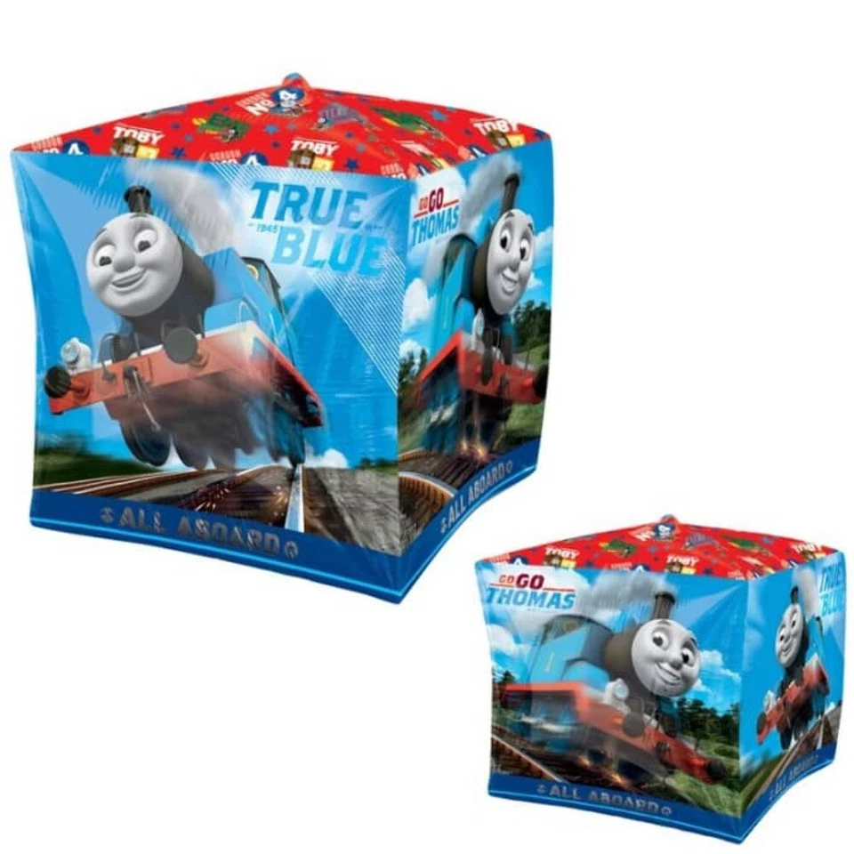 Thomas The Tank Engine Ultra Shape Cubez Foil Balloon 38cm 15" Party Decorations - image 1 of 1