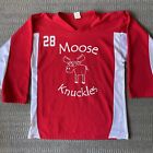 Maillot de hockey vintage années 1990 Nissan Moose Knuckles homme moyen fabriqué au Canada