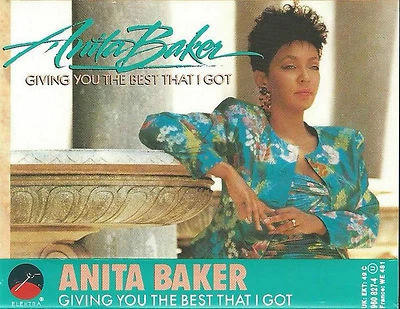 ANITA BAKER GIVING YOU THE BEST THAT I GOT CASSETTE ALBUM Smooth Jazz Rhythm & B - Image 1 of 4