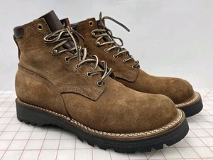 Nicks Handmade Boots Ridgeline Hiker. 1964 Brown Roughout. Size 9EE. HNW Last. - Picture 1 of 10