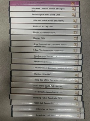 20 Great History Channel Documentaries (DVD) VERY RARE UNITS, Don't Miss These - Image 1 of 4