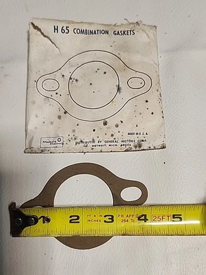 ПРОКЛАДКА КОРПУСА ТЕРМОСТАТА GM DELCO NO H65 НОВАЯ ИЗ СТАРЫХ ЗАПАСОВ - Изображение 1 из 2