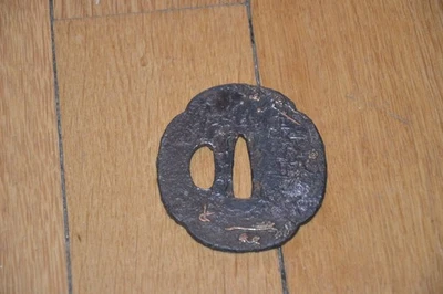 Ancienne tsuba katana. Samourai japon - Photo 1/3