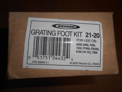 Werner ladder grating foot kit 21-20 repair kit - Image 1 of 2