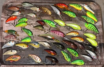 Bomber Fishing Lure Lot, 50 Bomber Lures, Mainly Vintage - Image 1 of 4