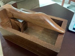Nutcracker~Vintage Mallard Duck Head Wooden Box - 10in x 7in x 5in - - Picture 1 of 13