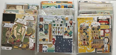 Paquete de papel Bo Bunny 12x12 kit de álbum de recortes-variaciones-happy tails, pradera elegante, Foto 1 de 4