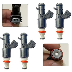 For Honda For Accord 2 4 CM4 CM5 Fuel Injector Nozzle 16450 RAA A01 Set of 4 - Picture 1 of 6