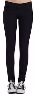 ALICE & OLIVIA Womens 0 Black 5 POCKET JERSEY SKINNY PANTS Jersey NWT $242 - Picture 1 of 4