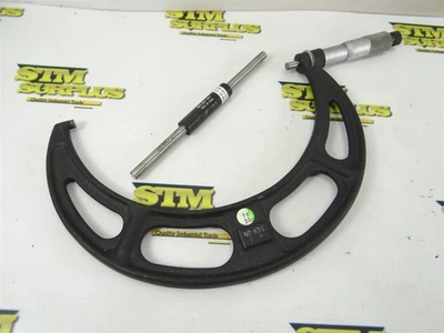 STARRETT NO.436 MICRÓMETRO EXTERIOR CARA CARBURO 7"-8" X .0001" + ESTÁNDAR  Foto 1 de 4
