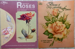 Decorative Flowers Painting Art Books - Various Authors - Lot of 6 Books - Imagen 1 de 3