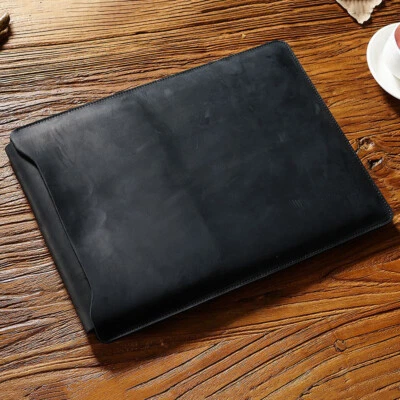 Funda de cuero genuino para Macbook Air Pro 14 13 Laptop Bag 12 13 14 pulgadas Foto 1 de 4