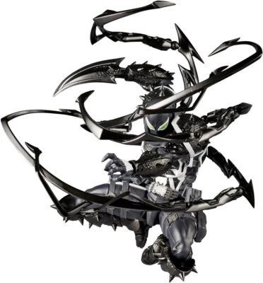 Revoltech Agent Venom Amazing Yamaguchi Kaiyodo 6.5 inch Action Figure MARVEL - Image 1 of 4