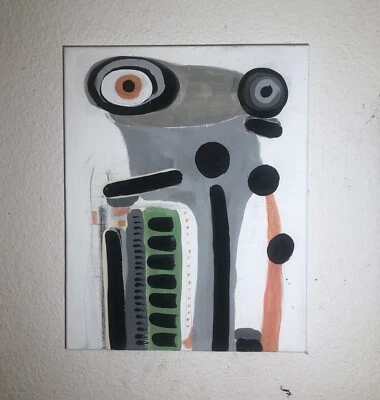 Original Abstract Modern Painting By S. Krul Acrylic On Canvas 16x20 Unframed - Image 1 of 4