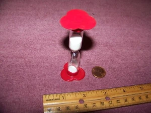 Rhyme Time Game Pieces Vintage Rhyme Time Minute Timer (Glass & Plastic) - Picture 1 of 3