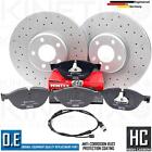 For Bmw 640I Gran Coupe M Sport Front Drilled Brake Discs Mintex Pads Wire 348Mm