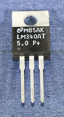 LM340AT-5.0 NSC 3-TERMINAL POSITIVE FIXED VOLTAGE REGULATOR TO-220 2PCS - Image 1 of 4