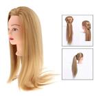 Mannequin Head Synthetic Fiber Hair 24.8 inch Long Hair