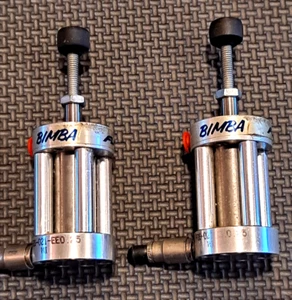 LOT (2) IMI Bimba FOS-021-EE0.25 Single-acting  pneumatic air cylinder - Picture 1 of 9